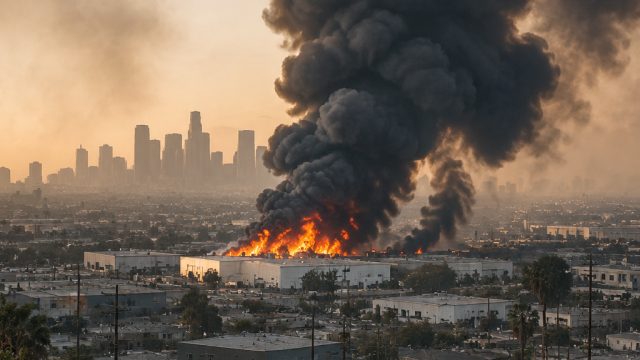 Air Quality Crisis: Impacts of Boyle Heights Warehouse Fire Loom