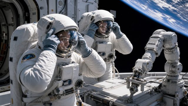 Astronauts Prepare for Upcoming Spacewalk to Enhance Robotics